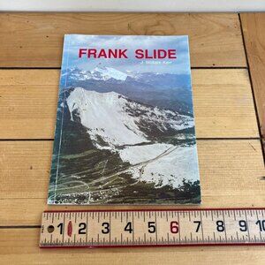 Frank Slide Alberta Canada History Book Mining Landslide Disaster Vintage 1990